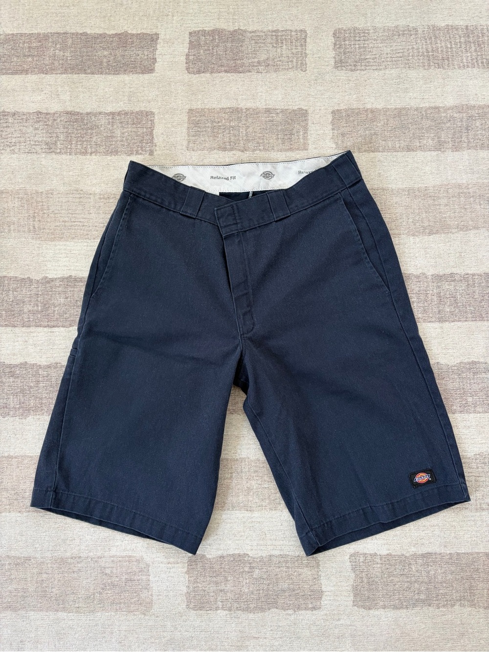 Dickies Men's Navy Flat Front Work Shorts